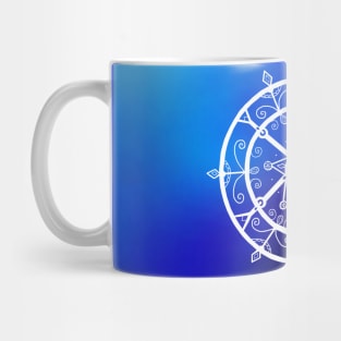 Giant Nautical Winter Snowflake Mug